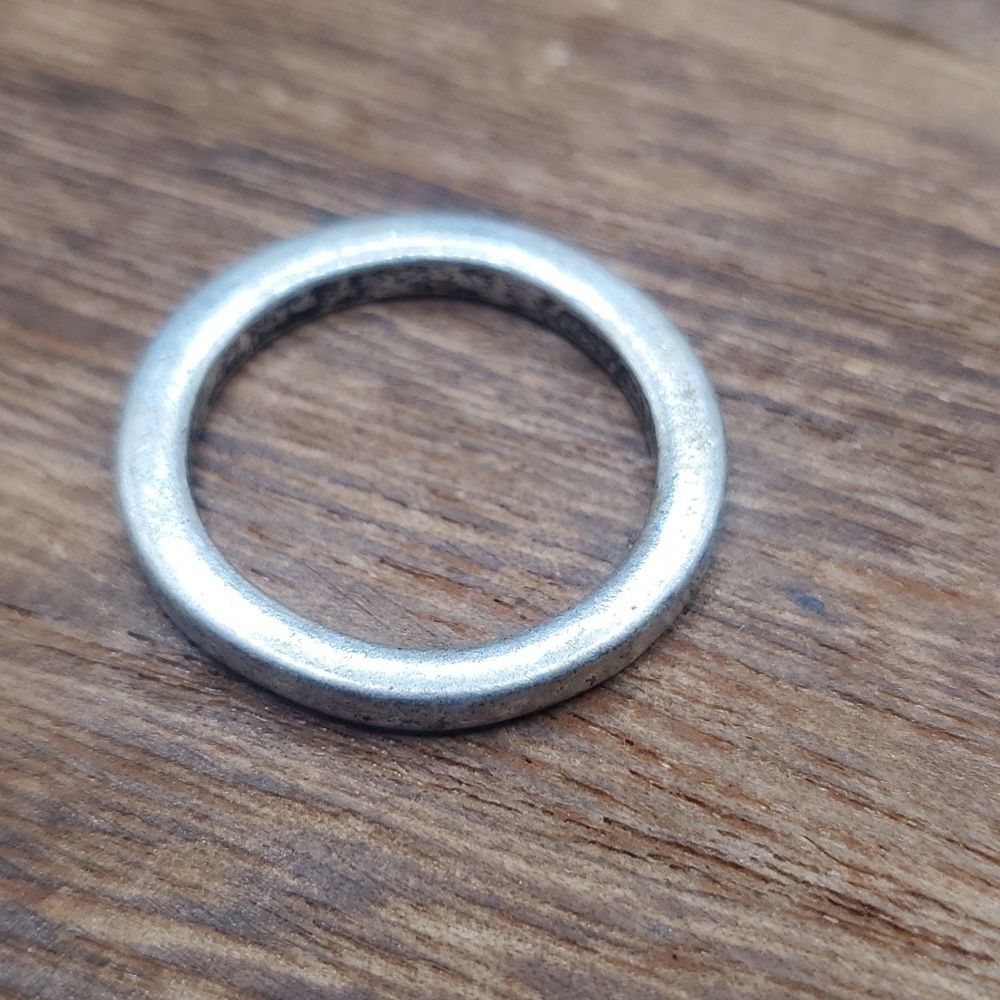 Sterling wreath pendant rustic minimalist